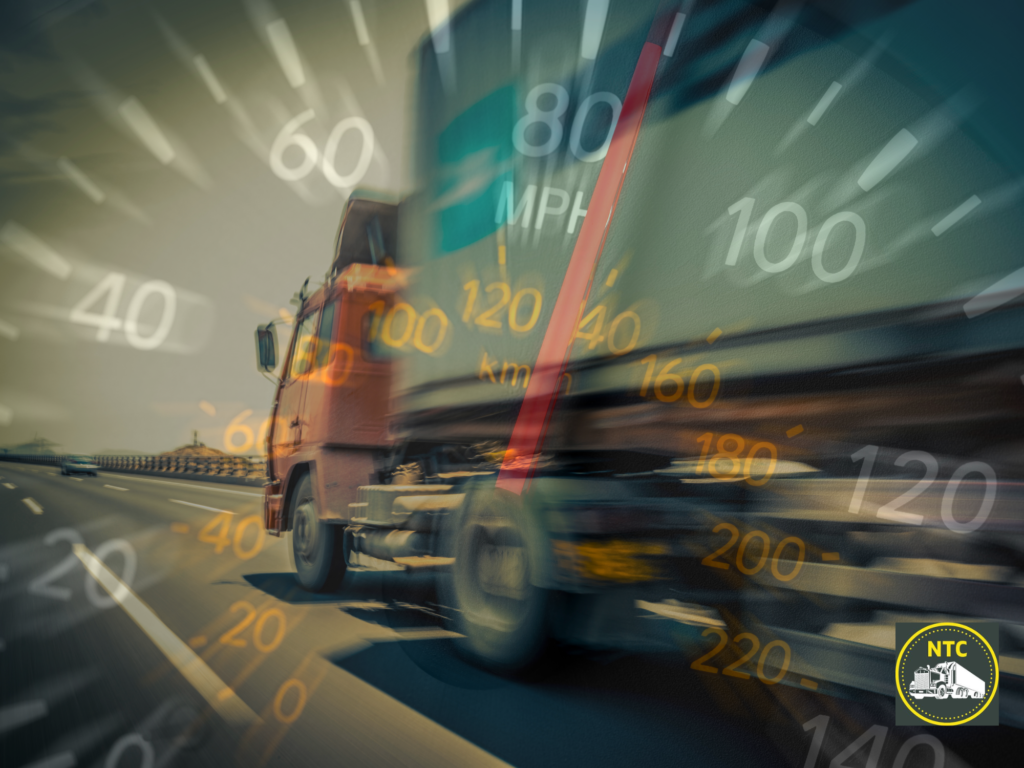 speeding semi-truck, a common cause of truck accidents